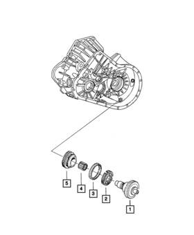 Mopar 05096130aa Genuine Reverse Gear 5096130aa