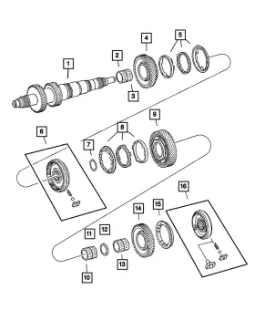 05101449ab Mopar Genuine First Gear 5101449ab