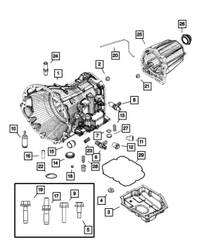 05101881aa Mopar Genuine Transmission Case 5101881aa