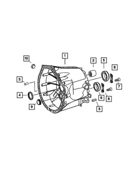 05142413aa Mopar Genuine Transmission Case 5142413aa