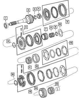 05142836aa Mopar Genuine Third Gear 5142836aa