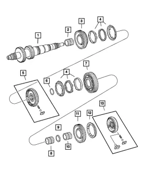 05189895ab Mopar Genuine Reverse Synchronizer 5189895ab