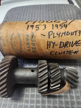 Mopar 1486637 1953 1954 Plymouth Nos Transmission Cluster Gear With Hy-drive