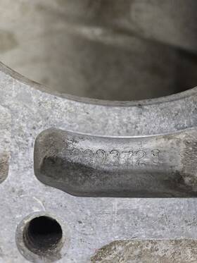 Mopar 3883728 Used 69-80 Dodge Truck Aluminum 11 Inch Bell Housing #3883728 5.125 Bearing