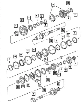 4637730 Mopar Genuine Second Gear