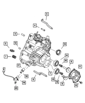 5083753aa Mopar Genuine Trans-axle Case