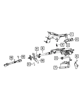 55197255ac Mopar Genuine Intermediate Shaft