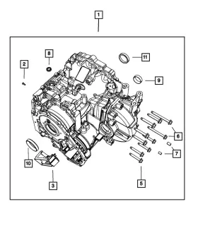 68008550ab Mopar Genuine Trans-axle Case