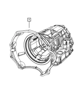 68009563aa Mopar Genuine Transmission Case