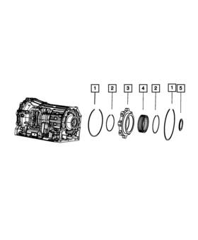 Mopar 68019903aa Genuine Needle Roller Thrust Bearing
