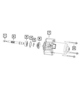 68027021aa Mopar Genuine Manual Transmission Gear Bearing