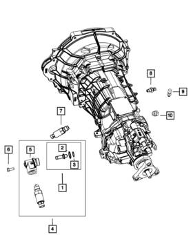 Mopar 68029168aa Genuine Reverse Lockout Solenoid Assembly