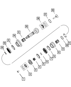 68033363aa Mopar Genuine Reverse Gear