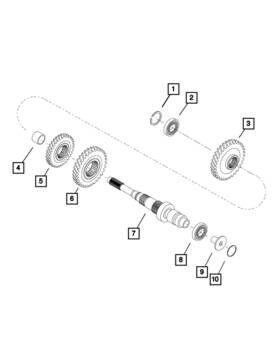 Mopar 68105337aa Genuine Fifth Gear