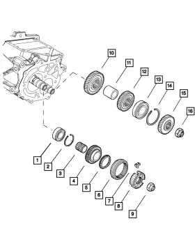 68136877aa Mopar Genuine Third Gear