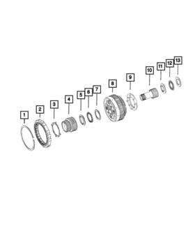Mopar 68140611aa Genuine Thrust Bearing