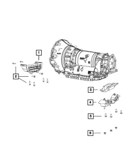 68147344aa Mopar Genuine Transmission Mount Bracket