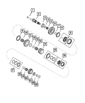 68219708aa Mopar Genuine Synchronizer Sleeve