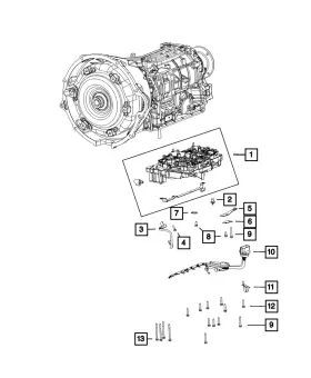 68244708aa Mopar Genuine Hex Head Bolt And Washer