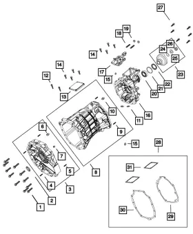 68280624ab Mopar Genuine Transmission Adapter