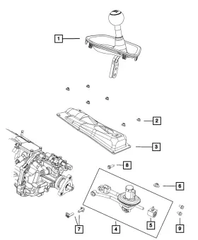 68292259aa Mopar Genuine Bushing