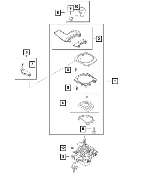 68314062aa Mopar Genuine Retainer