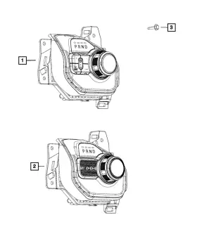 68328322ae Mopar Genuine Transmission Shifter