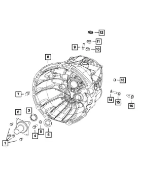 68331259ab Mopar Genuine Needle Roller Bearing