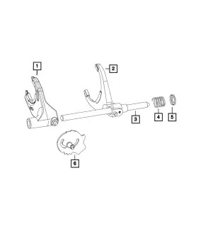 68391460ab Mopar Genuine Range Fork