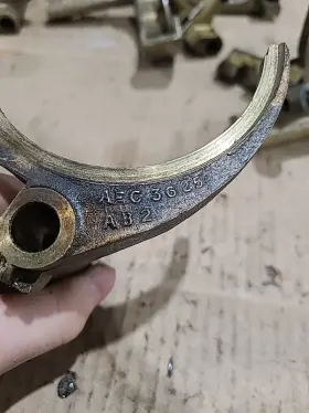 1b3707 Mowog Austin Healey 3000 Bj7 Bj8 3rd And 4th Gear Shift Fork Aec 3625 V