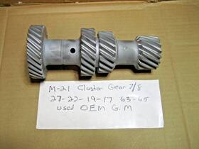 Muncie R27-22-19-17 Oem Gm M21 Transmission Cluster Gear Close Ratio 7/8 63-1965