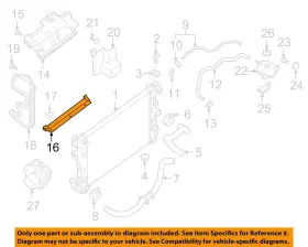 921835rb0a Nissan Oem 18-20 Kicks Cooling Radiator Components-lower Shield