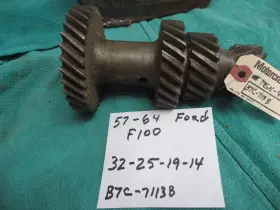 B7c-7113b Original Borgwarner 57-64 Ford F100 3 Speed Cluster Gear 32-25-19-14 T86h-8 New