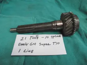 T10h-16 Original Gm Early Super T10 21 Tooth - 10 Spline Input Gear 2.43 Ratio Used