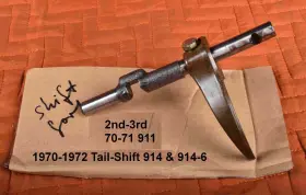 901.303.101.01 Porsche 911 Transmission Shift Fork And Shaft 2nd 3rd Gear 1970-1971 911s