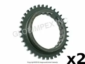 915-302-242-00 Rauch & Spiegel Porsche 1972-1986 Gear Teeth Symmetrical 2 Pcs And