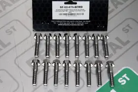 Sf-02-075-bfwd Speedfactory 6pt Raw Titanium Bolt Kit For B Series Transmission Case Fwd