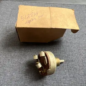 512814 Studebaker Wiper Switch 2 Speed 1941 Commander President Nos