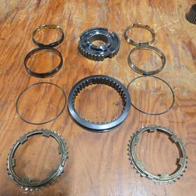 Synchrotech So-k20-3c 3rd-4th Synchro Sleeve Set Fits Honda K20 K20a K20z K20z3 Good Conditions