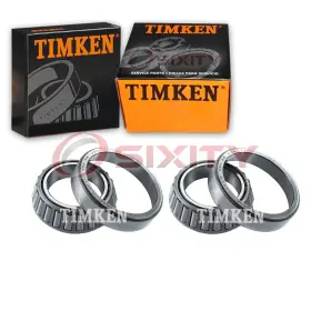 Sx-5342 Timken 2 Pc Differential Bearing And Race Sets For 1984-1990 Dodge Omni Manual Hq