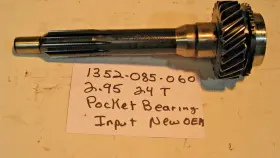 1352-085-060 Tremec Input Shaft/maindrive Gear/t5/tremec/z-spec/24 Tooth/mustang/1352-085-060