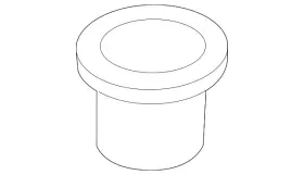 1j0-711-217 Volkswagen Genuine Lever Assembly Upper Bushing 1j0-711-217 Volkswagen Genuine Lever Assembly Upper Bushing