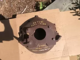 Wedge 327 350 396 402 427 454 Vintage Chevy Scattershield Steel Cast Iron Bell Housing Nhra App 55-61 Wedge 327 350 396 402 427 454 Vintage Chevy Scattershield Steel Cast Iron Bell Housing Nhra App 55-61