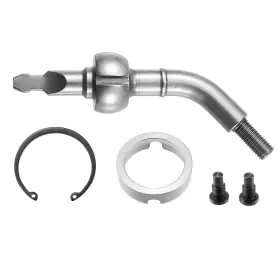 X Autohaux 746453217243 1 Set Transmission Shifter Stub Kit For Dodge Metal Silver Tone