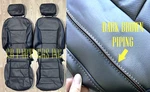 2021-2026 Ford F150 New Takeoff Front Leather Upholstery Dark Brown Piping. Price: $224.99.