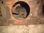 1953 216 Cu Chevy Truck Bell Housing 3701433 Used. Price: $45.00.