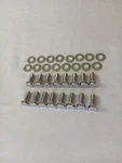 Transmission Pan Bolt Kit Fits Most Gm Ford & Chryslers 5/16-18 X 3/4" Chrome New. Price: $14.95.