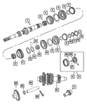 Genuine Mopar Third Gear 5014863AA New. Price: $112.36.