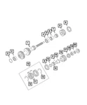 Genuine Mopar Roller Bearing 68317403AA New. Price: $175.68.