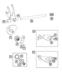 Genuine Mopar Transfer Case Mode Shift Fork 5093597AA New. Price: $77.57.